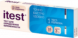 iTEST 1 тест-полоска на беременность