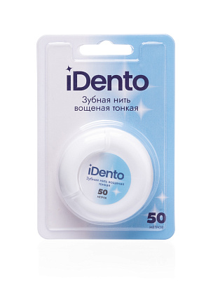 Нити зубные тонкие, 50м, в ассорт.