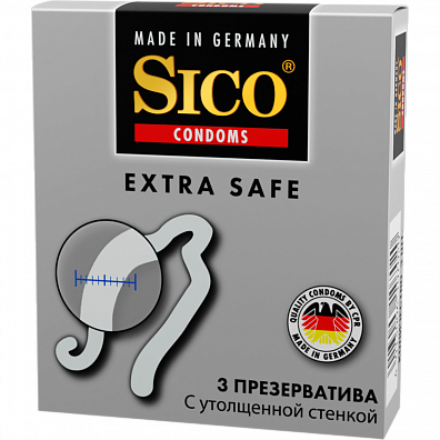 SICO Extra safe С утолщенной стенкой{{Презервативы}}