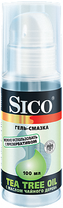 SICO Tea tree oil С маслом чайного дерева c дозатором {{Гель-смазка}}
