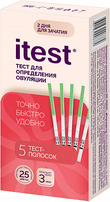 iTEST набор тестов на овуляцию