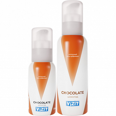 Гель-лубрикант Chocolate с ароматом шоколада, VIZIT 
