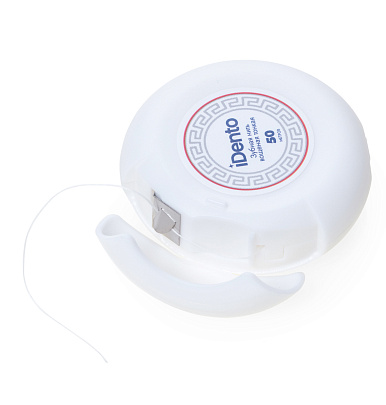 Нити зубные тонкие, 50м, в ассорт.